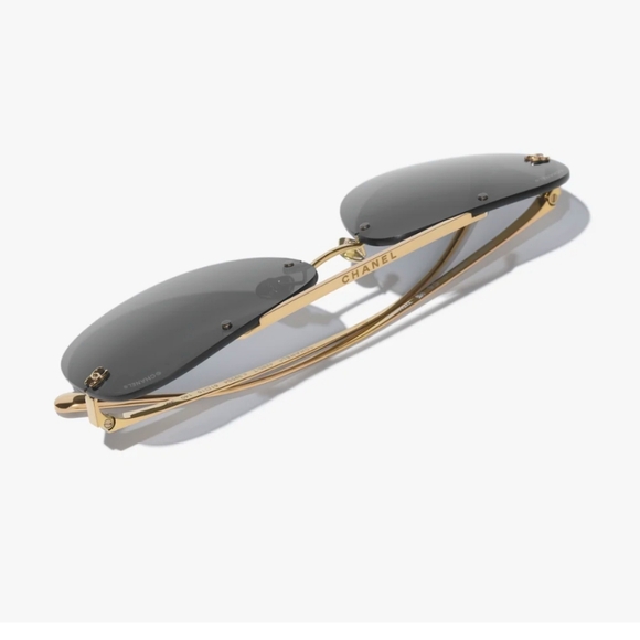 CHANEL PILOT TITANIUM SUNGLASSES UNISEX CHANEL 4285 T C395S4 - Picture 4 of 12